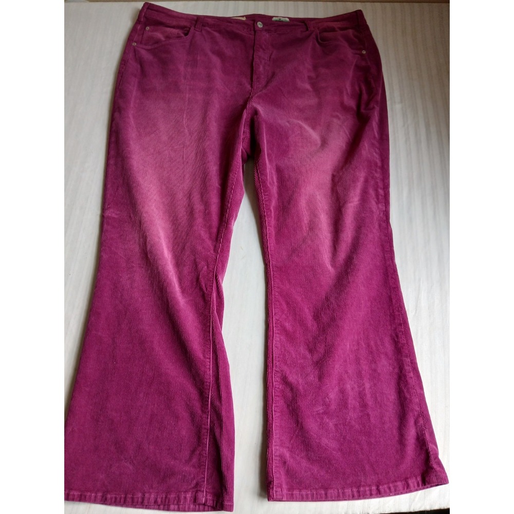 Pilcro Pants 26w Corduroy Wide Leg The Icon Stretch Classic High Rise Boho